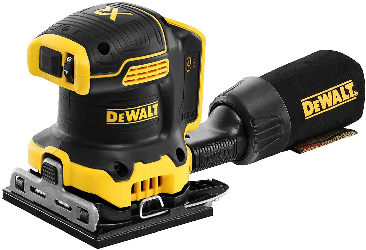 DeWALT DCW200N Akku Vibrationsschleifer 18V Schleifmaschine 1/4 Blatt bürstenlos ohne Akku