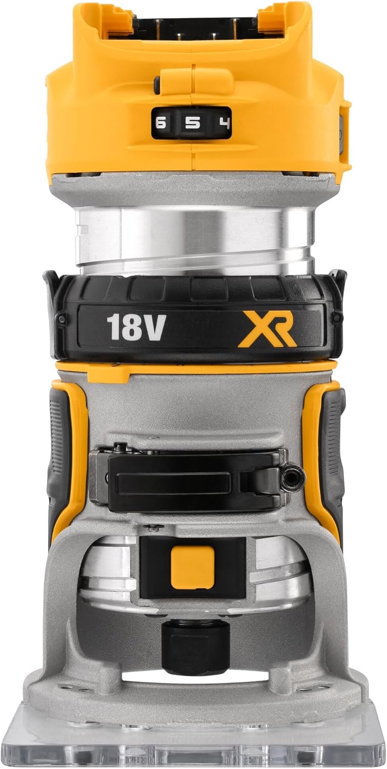 DeWALT DCW600N Akku Kombifräse Oberfräse 18V Kantenfräse bürstenlos 8MM (1/4") ohne Akku