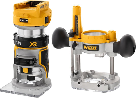 DeWALT DCW604N Akku Kombifräse Oberfräse Kantenfräse bürstenlos 18V ohne Akku Solo Gerät