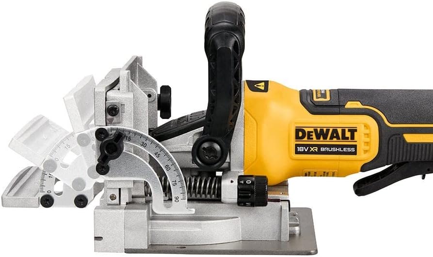 DeWALT DCW682NT Akku Lamellendübelfräse 18V Dübelfräse Flachdübelfräse Fräse Koffer ohne Akku