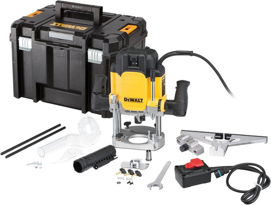 DeWALT DWE627KT Elektronik Oberfräse 2300W mit Koffer & Parallelanschlag TSTAK