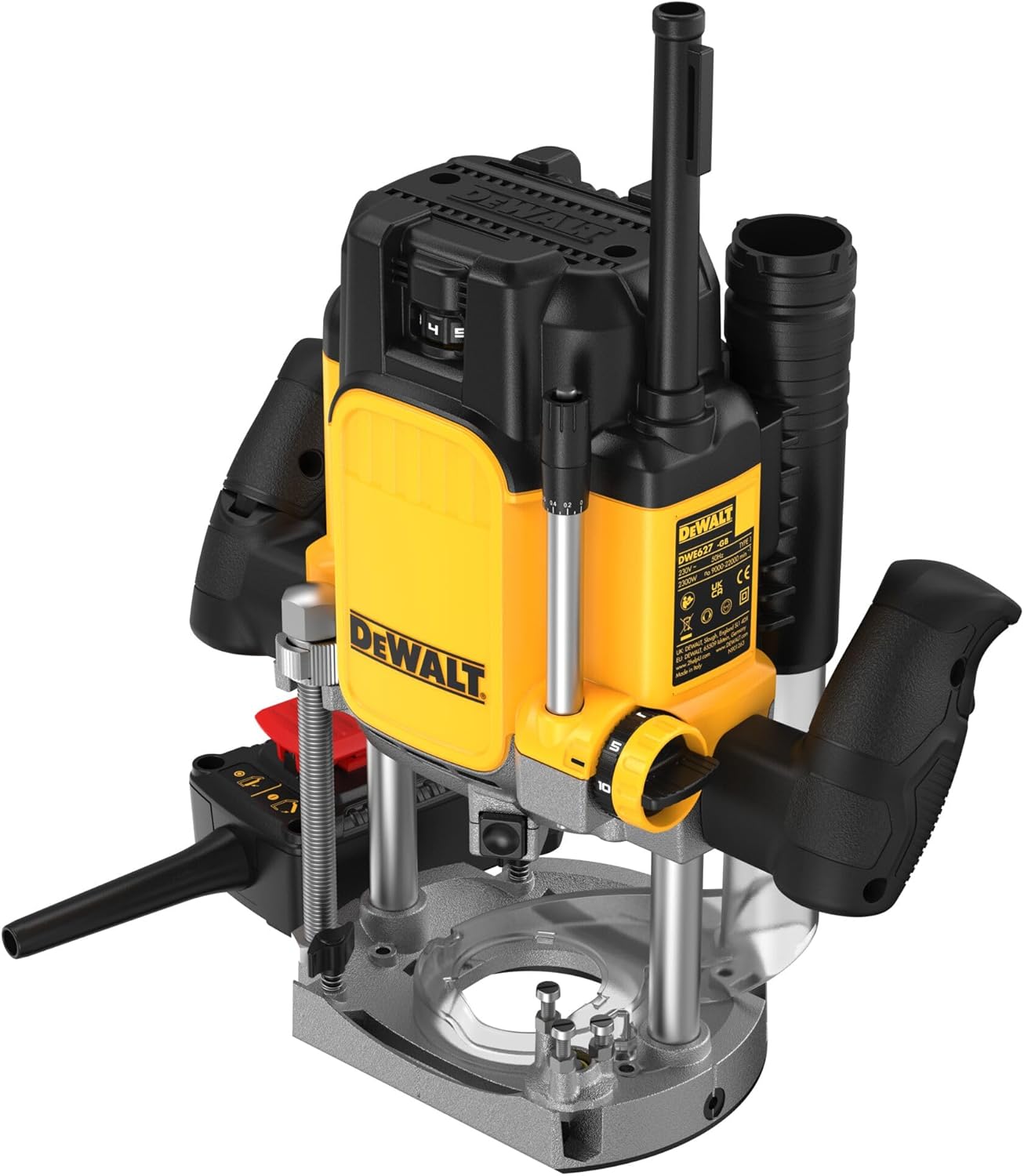 DeWALT DWE627KT Elektronik Oberfräse 2300W mit Koffer & Parallelanschlag TSTAK