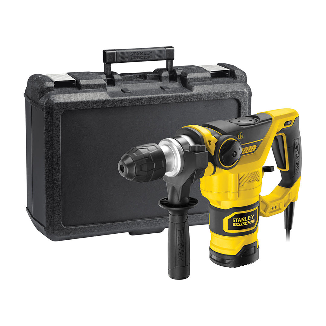 Stanley FME1250K Bohrhammer Meißelhammer SDS+ 1250W 3,5J 5,4Kg Koffer Bohrer