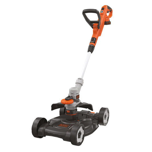 BLACK+DECKER STC1820CM 3in1 Akku 18V 2.0Ah Multi Trimmer Rasenmäher Set Rasentrimmer